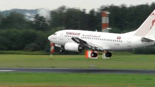 Tunisair 737600 landing at FDH [upl. by Lihcox387]