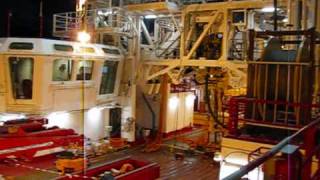 Fugro Synergy night aft deckwmv [upl. by Sandon]