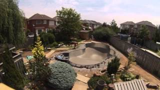 Time Lapse Inground Pool Installation [upl. by Pfaff359]