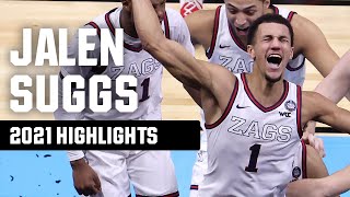 Jalen Suggs 2021 NCAA tournament highlights [upl. by Gaul]