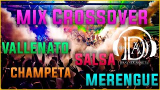 MÚSICA PARA DISCOTECA CROSSOVER 6 SALSA VALLENATO CHAMPETA ROCK 2021 MIX CROSSOVER [upl. by Attenyw]