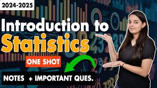 Introduction to Statistics Class 11 One Shot  Class 11 Statistics Chapter 1  Batch 20242025 [upl. by Melnick]