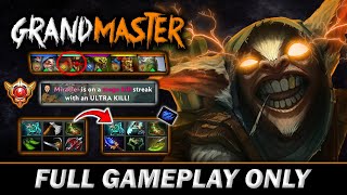 how GRANDMASTER meepo win 4v5 Game Against Miracle GOD his item DL to Disperser Meepo Gameplay711 [upl. by Landre]