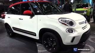 2016 Fiat 500L  Exterior and Interior Walkaround  2016 Detroit Auto Show [upl. by Chas807]