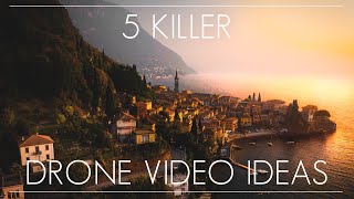 5 Killer Drone Video Ideas  Moves and Cinematography [upl. by Pavier]