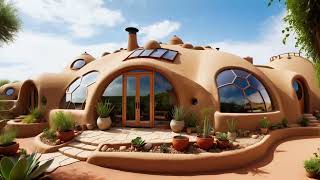 Sustainable Earthship Homes  Designed by AI [upl. by Highams270]