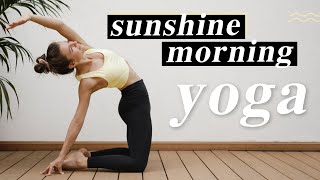 Yoga Morgenroutine für Anfänger  Kraft amp Energie für den Tag  klar und wach in 15 Minuten [upl. by Arries]