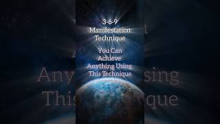 369 Manifestation Technique to Attract Anything You Desire manifestation affirmations ytshorts [upl. by Daggna]