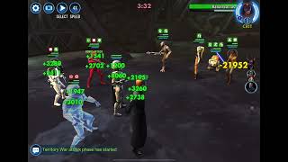 SWGOH TW First Order Captain Phasma Omicron vs Phoenix Hera Syndulla Omicron [upl. by Ezzo]