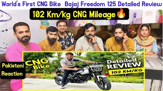 Reaction On Worlds First CNG Bike  Bajaj Freedom 125 Detailed Review  102 Kmkg CNG Mileage🔥 [upl. by Ailuj]