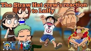 The Straw Hats reaction to Luffy 🇷🇺🇬🇧 [upl. by Ellennaj46]