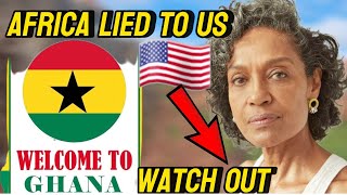 African American Woman Calls Out Ghana For Mistreating Black Americans [upl. by Zeb]