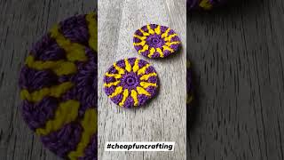 Brilliant crochet earrings [upl. by Enirod]