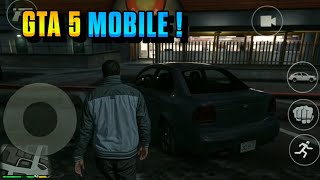 GTA V Sa MOD APK OBB ANDROID GAMEPLAY  GTA 5 MOD APK [upl. by Yereffej352]