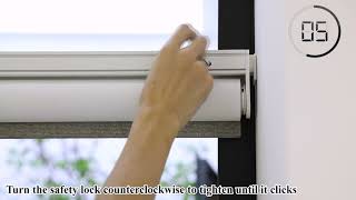 10s QUICK INSTALLATION Persilux No Drill roller blinds [upl. by Moise]