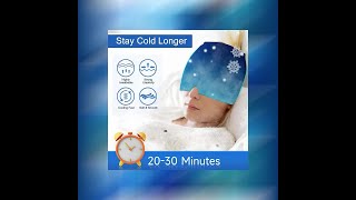 Migraine Relief HatHead Massager Gel Hot Cold Therapy Headache Migraine Relief Cap For ChemoSinu [upl. by Bebe855]