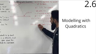 Edexcel AS level Maths  26 Modelling with Quadratics [upl. by Hodgkinson903]