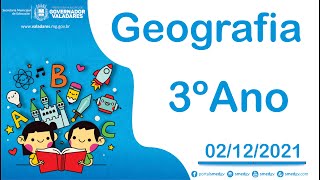 Representações Cartográficas  Geografia 3º Ano  02122021 [upl. by Yanaton]