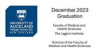 December Graduation  Faculty of Medical and Health Sciences  Ceremony 3 [upl. by Nylemaj]