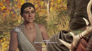 Assassins Creed Odyssey Get Back to Daphnae Daughter of Artermis for More Romance [upl. by Peppy]