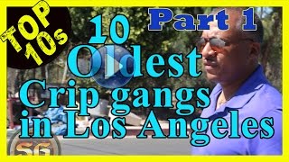 Top 10 Oldest Crip street gangs in Los Angeles by Alex Alonso Pt1of 2 [upl. by Aneleiram]