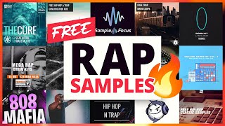 2400 Free Rap Samples 5GB 15 Free Rap Sample Packs [upl. by Tnemelc]