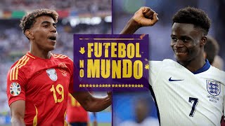 Futebol no Mundo 356 AO VIVO Euro 2024  fim das quartas análise completa e os jogos das semis [upl. by Annasiul]