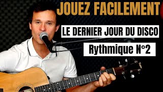 Comment jouer facilement Le dernier jour du disco de Juliette Armanet à la GUITARE POUR DÉBUTANT [upl. by Caril373]