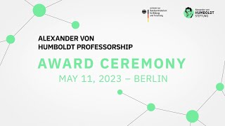 Cuttingedge research in Germany awarding the Alexander von Humboldt Professorships 2023 [upl. by Euqinomad]