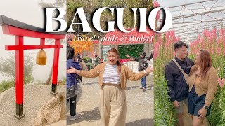 BAGUIO VLOG Travel GuideItinerary Places to go amp Budget for 2D1N  Visiting Baguio in December [upl. by Orodisi]