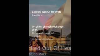 Locked Out Of Heaven Karaoke Bruno Mars [upl. by Barrus130]