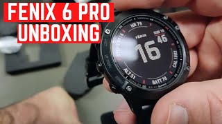 Garmin Fenix 6 Pro Unboxing and Demo  Explanation why there is no touch screen [upl. by Duffie]