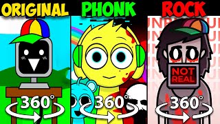 360° VR Incredibox Sprunki Original vs Phonk vs Rock [upl. by Cohla]