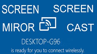 how to screencast on pc  how to screencast on pc windows 10 [upl. by Stoller]