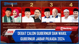 🔴 LIVE DEBAT CALON GUBERNUR DAN WAKIL GUBERNUR JABAR PILKADA 2024 [upl. by Ahselef595]