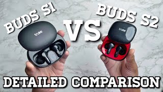 Truke Buds S2 VS truke Buds S1  Detailed Comparison  Best TWS Earbuds Under 1500 [upl. by Norling]