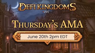 DeFi Kingdoms AMA [upl. by Noseyt997]