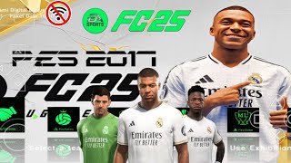 FC 25 PPSSPP LATEST TRANSFERTS CAMERA PS5 [upl. by Aerdnna]