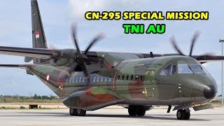 TERBARU  PESAWAT CN295 SPECIAL MISSION TNI AU BERGABUNG SKADRON UDARA 2 LANUD HALIM [upl. by Norrabal]