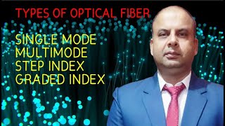 Types of optical fiber I Single mode I multimode I Step index amp Graded index optical fiber [upl. by Ecirtam]