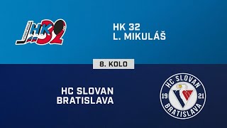 8 kolo HK 32 Liptovský Mikuláš – HC Slovan Bratislava 21 pp [upl. by Finer200]