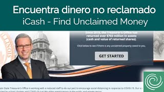 iCash  Encuentra dinero no reclamado  iCash  Find Unclaimed Money [upl. by Eissoj]