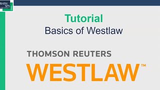 Westlaw basics [upl. by Grantland432]