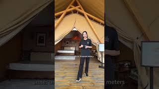 Glamping Luxury Safari Tent With Large Bedroom [upl. by Nicolella]