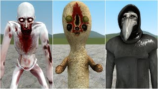 SCP096 VS SCP173 VS SCP049 in Garrys Mod [upl. by Elias422]