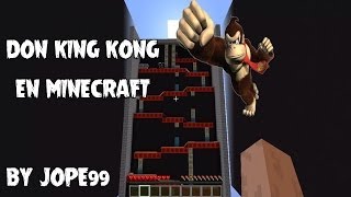 Donkey Kong MiniGameMinecraft [upl. by Saihtam]