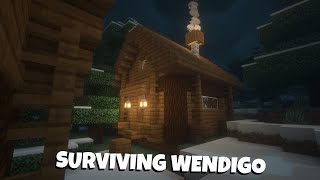 Surviving the WENDIGO in a Cabin  Whispers of the Wendigo  Minecraft [upl. by Wichern]