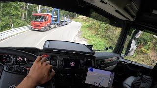 Scania 660S V8 Black Forest POV [upl. by Bohman]