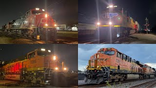 A Few Trains in Houston ft CN AC44 leader Solo 70M leader UP AC44 w K5HL amp more [upl. by Gorden]