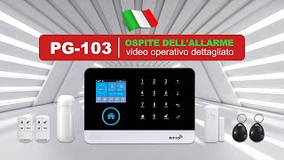 【Italia】Video operativo dettagliato dellhost di allarme PG103 [upl. by Nyleahcim]